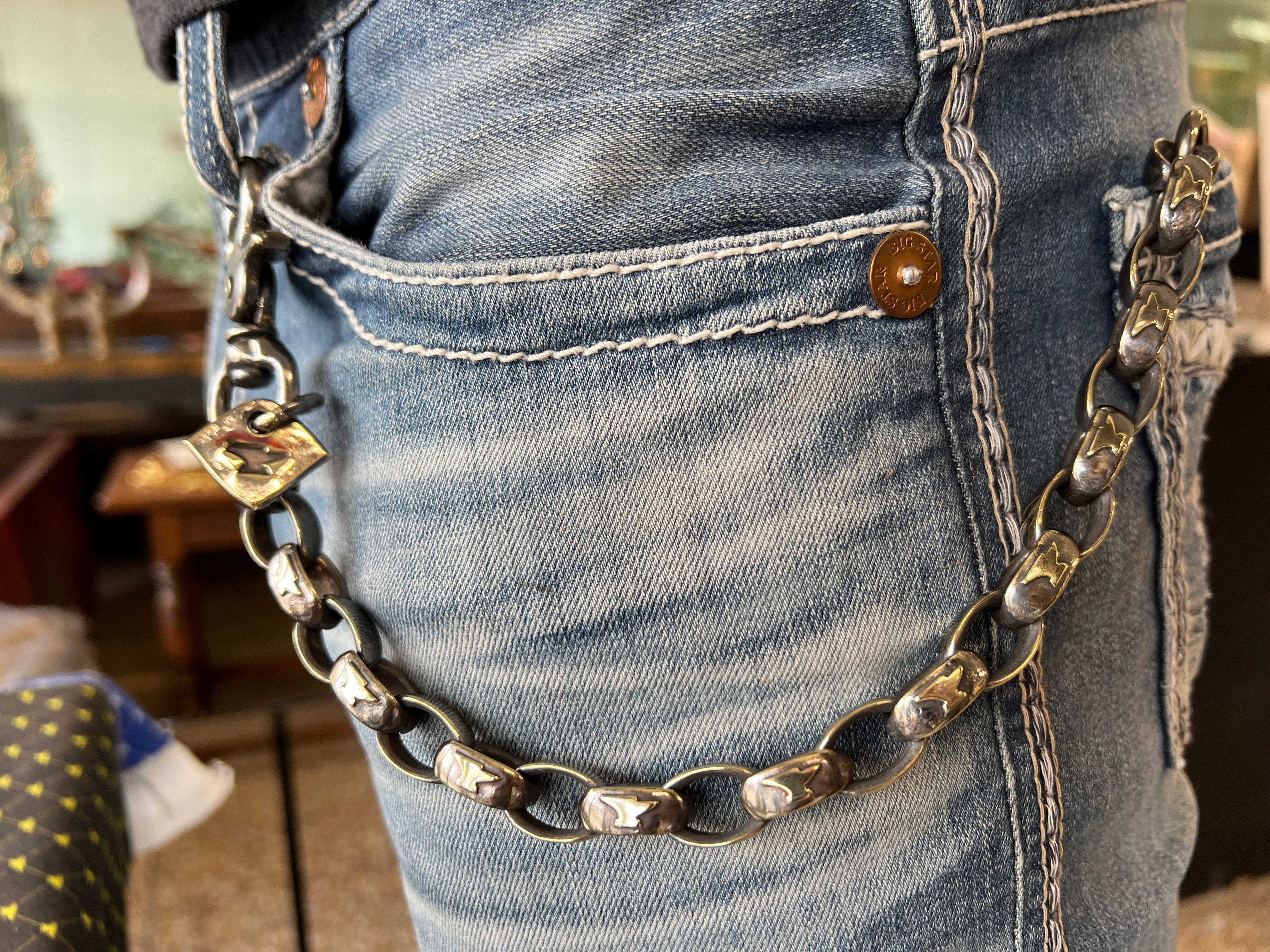 Anvil Customs 22 inch Persian Chain Mail Wallet Chain Brass