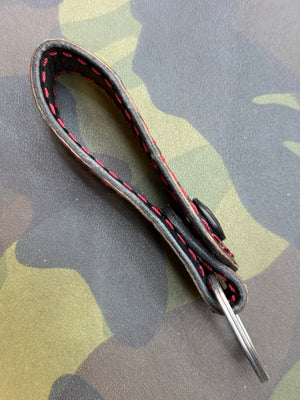 Leather Loop - Black Alligator