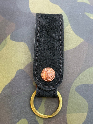 Leather Loop - Black Elephant