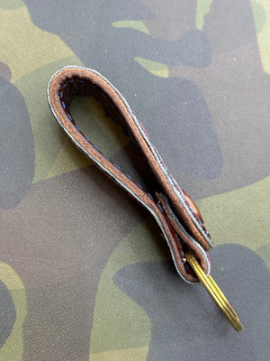 Leather Loop - Black Ice Elephant