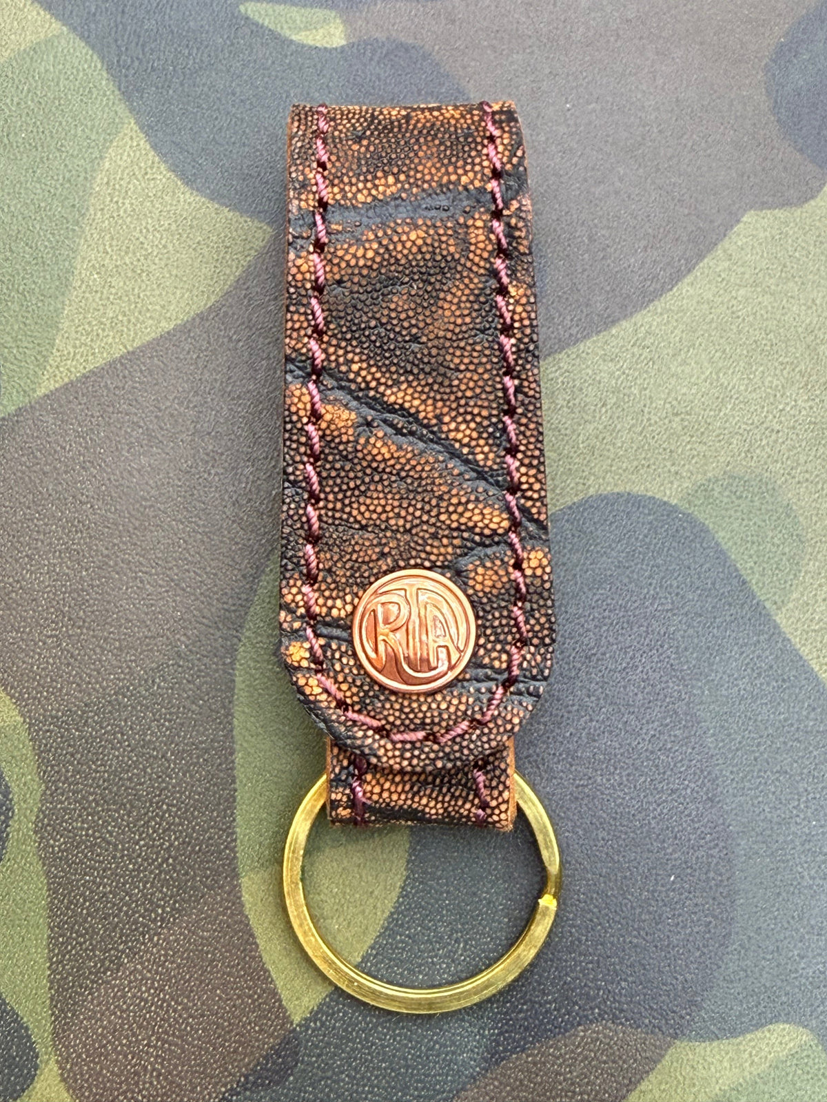 Leather Loop - Cognac Elephant