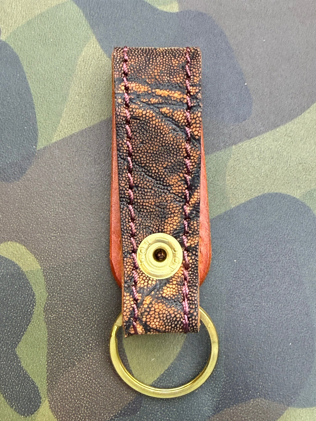 Leather Loop - Cognac Elephant