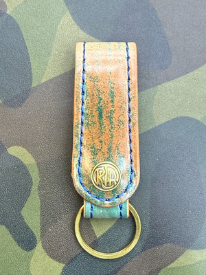 Leather Loop - Marbled Turquoise Shell Cordovan