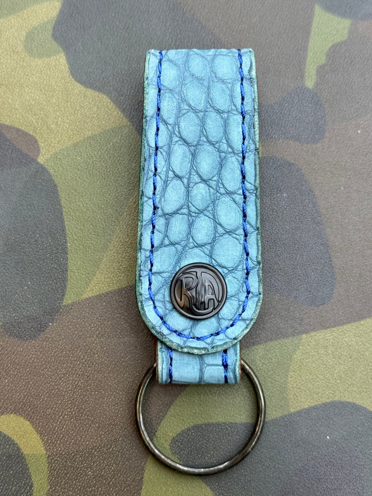 Leather Loop - SkyBlu Nubuck Alligator