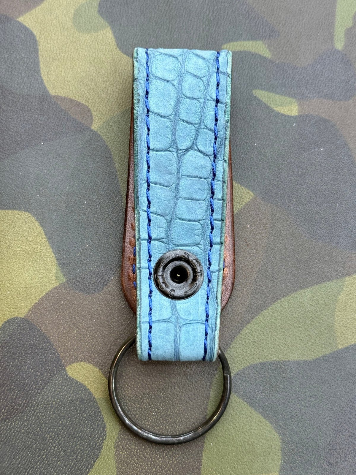 Leather Loop - SkyBlu Nubuck Alligator