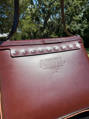 Leather Messenger Bag - “Lounge Brown” Buffalo