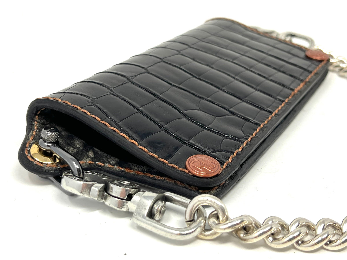 Custom Leather Wallets - Leather Biker Wallets - Anvil Customs