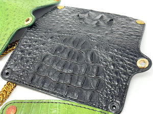 Long Biker Chain Wallet - Hornback Alligator Gen3