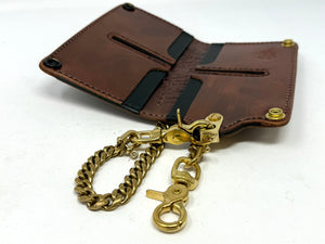 Long Biker Chain Wallet - “Rusted Elephant”