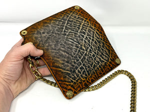 Long Biker Chain Wallet - “Rusted Elephant”