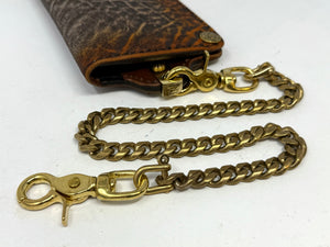 Long Biker Chain Wallet - “Rusted Elephant”