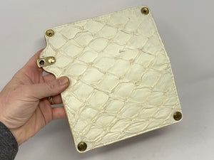 Long Biker Chain Wallet - White Arapaima