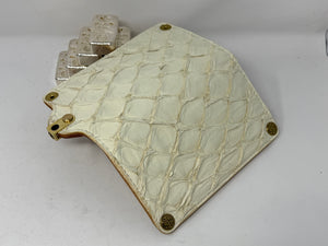 Long Biker Chain Wallet - White Arapaima