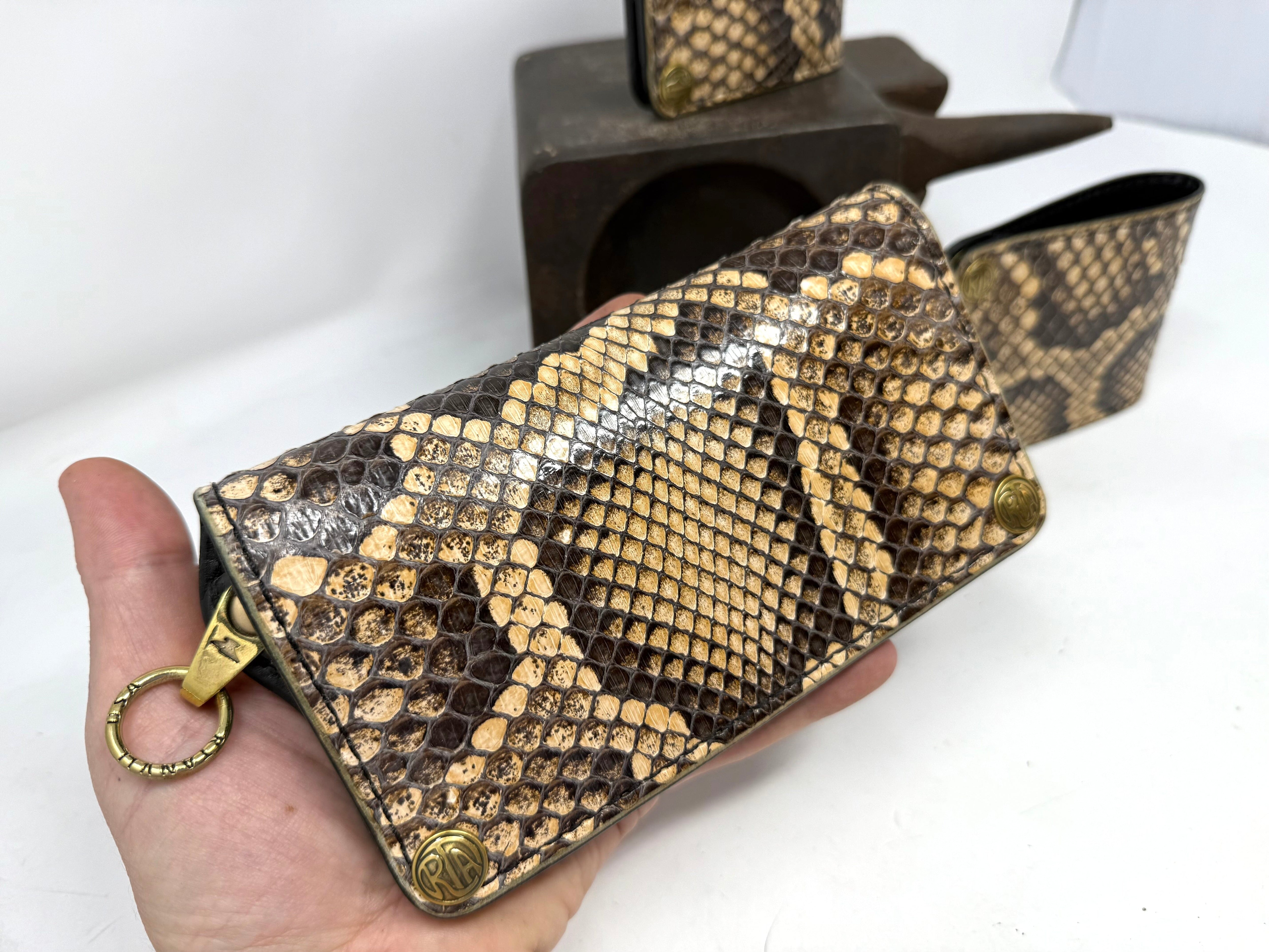 Custom Leather Wallets - Leather Biker Wallets - Anvil Customs