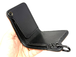 Mini Bifold Leather Chain Wallet - Sunburst Ostrich Quill