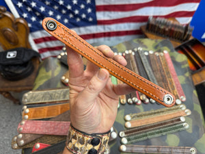 Natural Alligator Leather Bracelet / Cuff