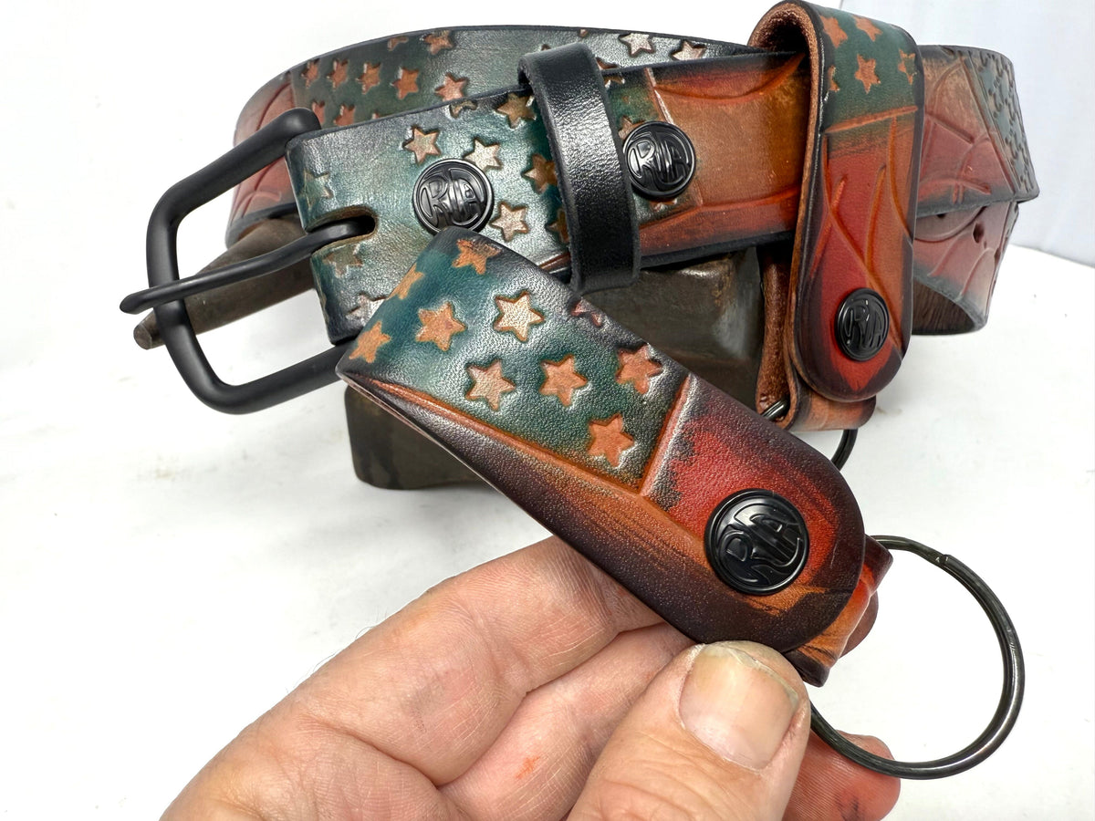 ‘Old Glory’ Leather Loop - Happy 249th Birthday USA