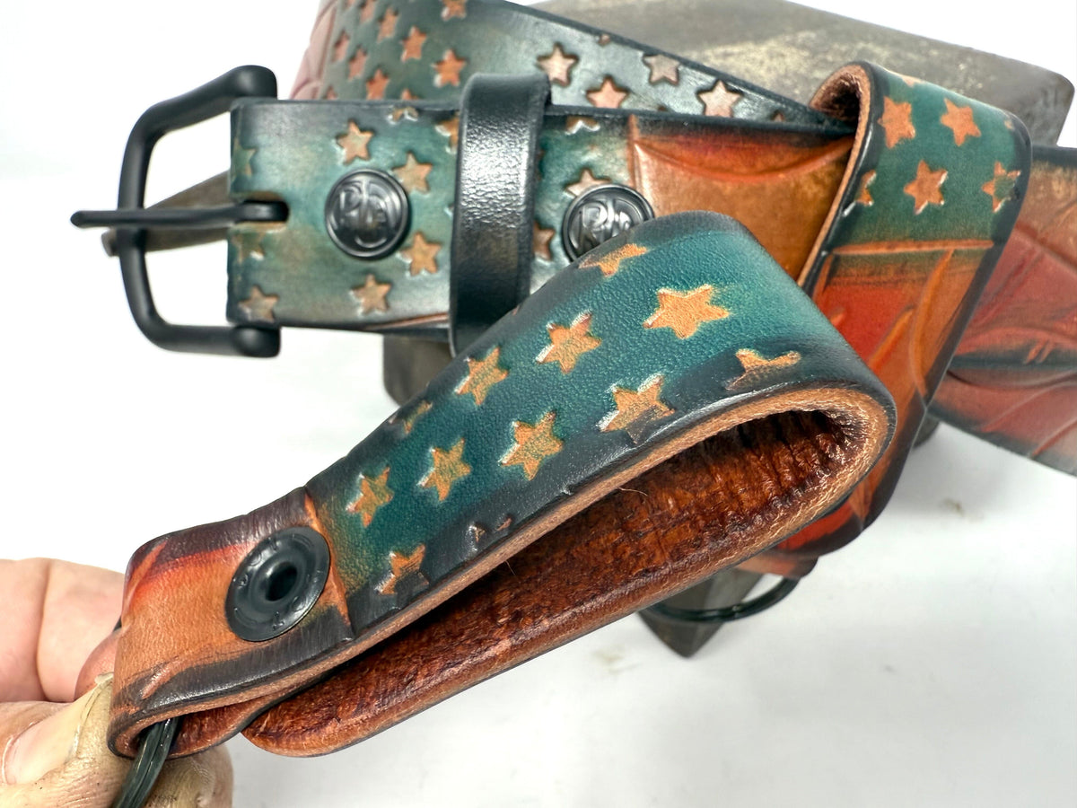 ‘Old Glory’ Leather Loop - Happy 249th Birthday USA