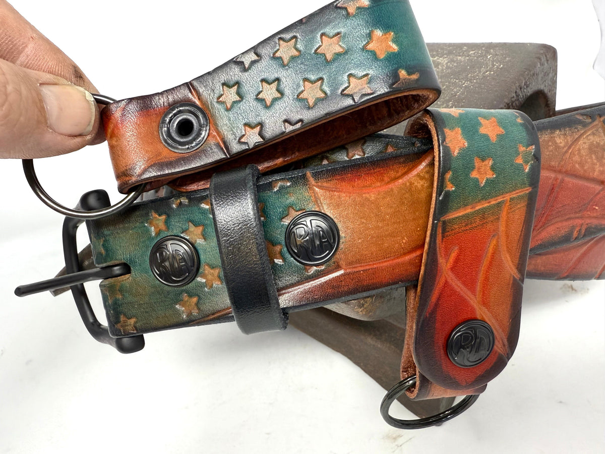 ‘Old Glory’ Leather Loop - Happy 249th Birthday USA