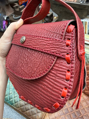 Red Shark Purse