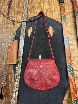 Red Shark Purse
