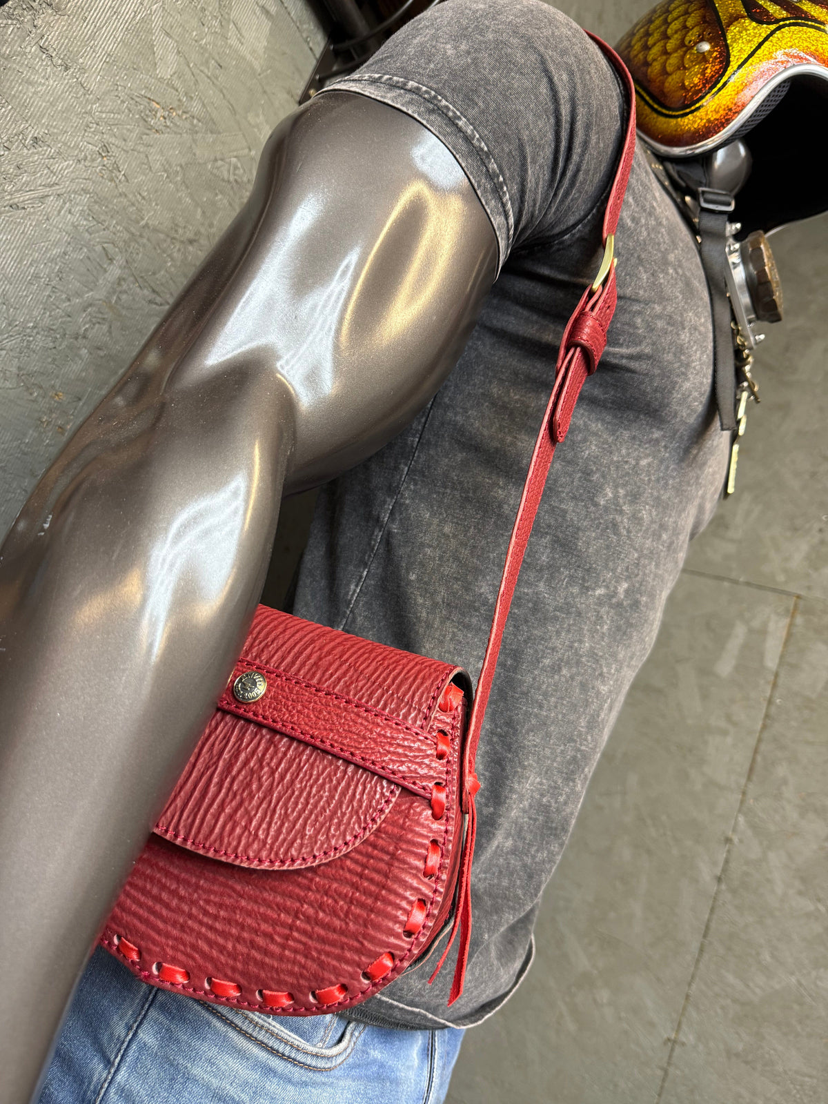 Red Shark Purse