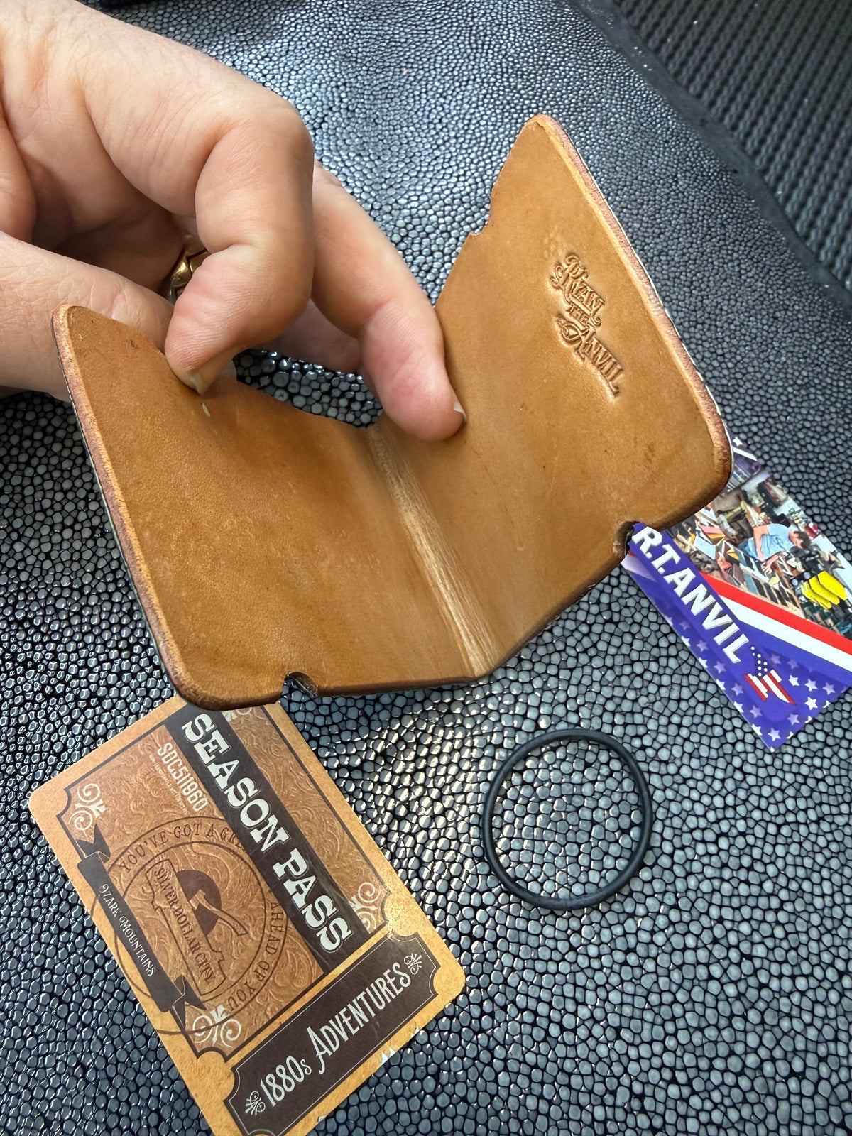 RTAnvil Cash Wrap Wallet - Blue Stingray