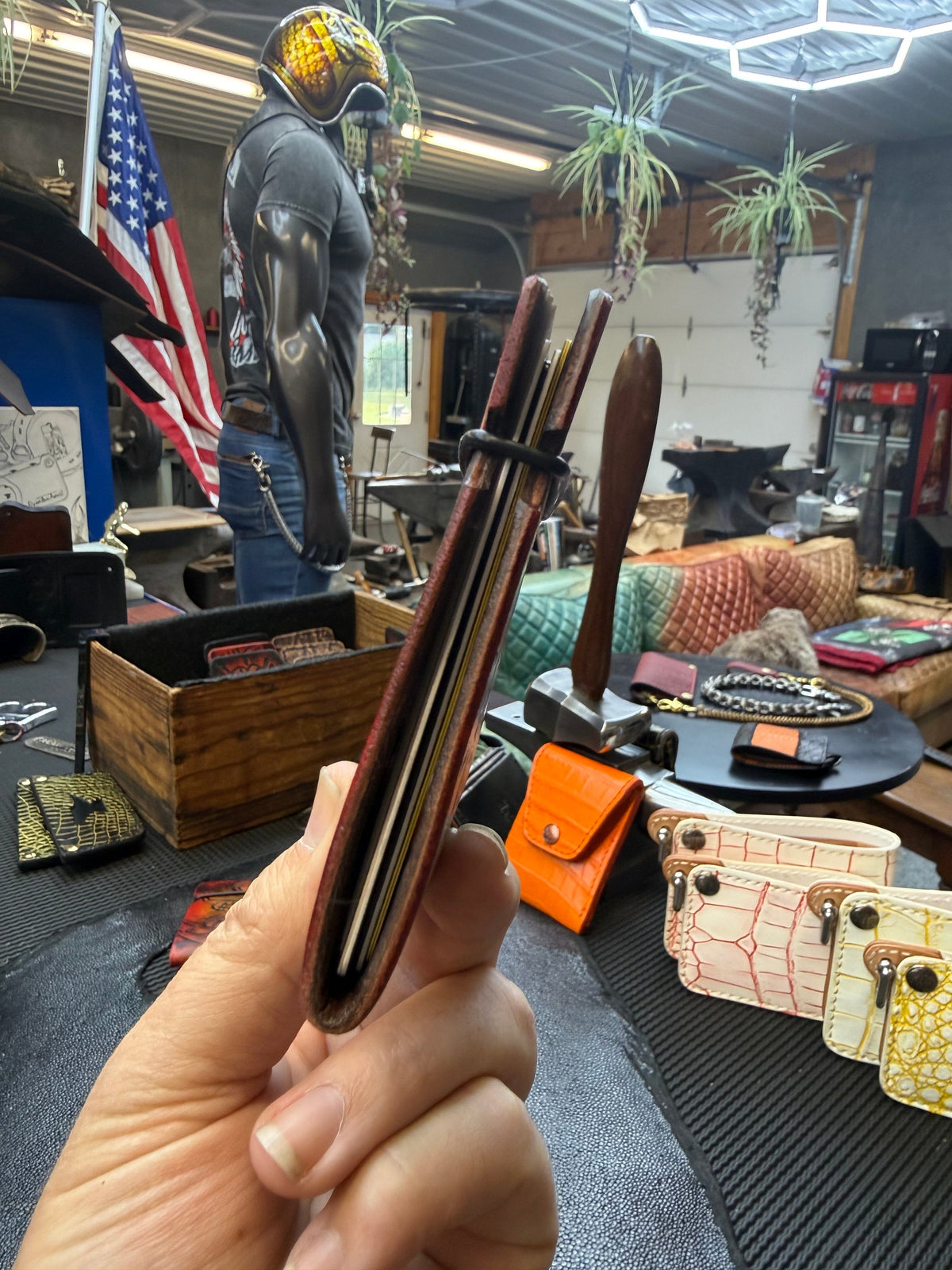 RTAnvil Cash Wrap Wallet - Sunburst “Hold Fast”