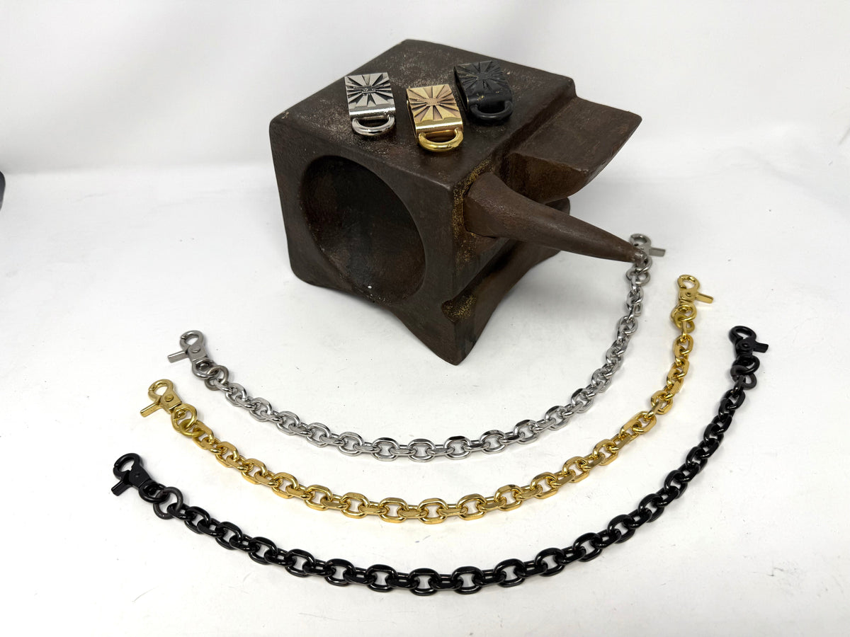 RTAnvil - ‘Filed’ Oval Link Wallet Chain