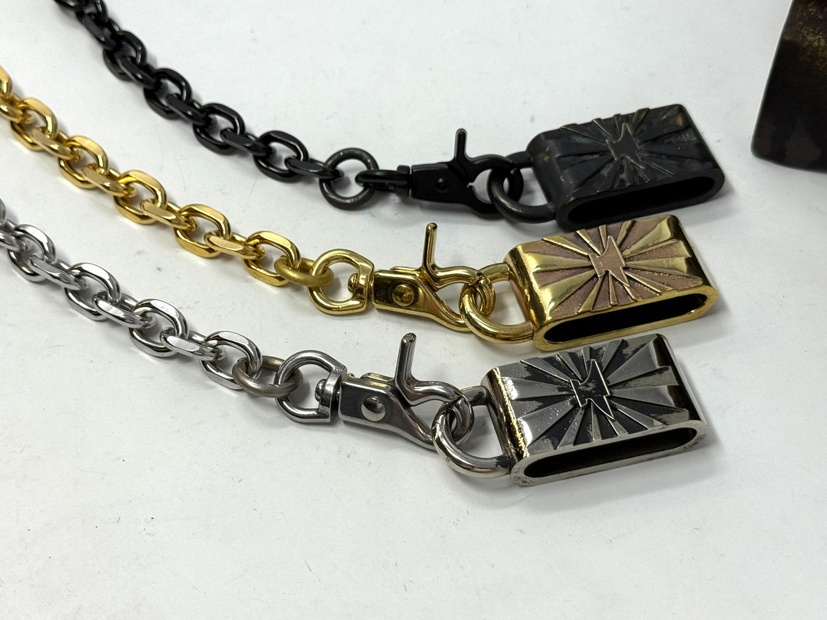 RTAnvil - ‘Filed’ Oval Link Wallet Chain