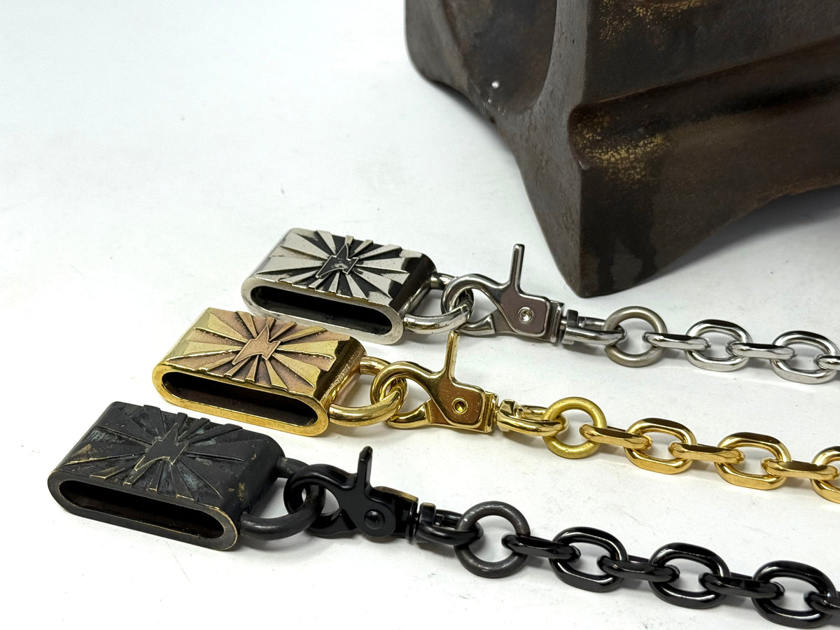 RTAnvil - ‘Filed’ Oval Link Wallet Chain