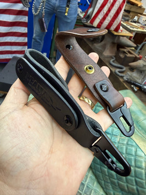 RTAnvil Leather Key Fob / Belt Hanger