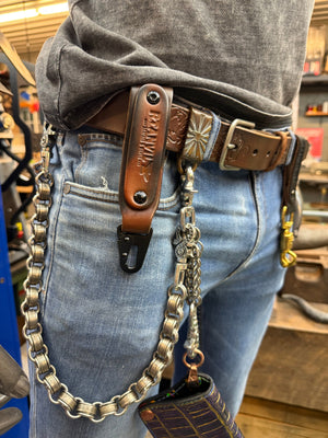 RTAnvil Leather Key Fob / Belt Hanger