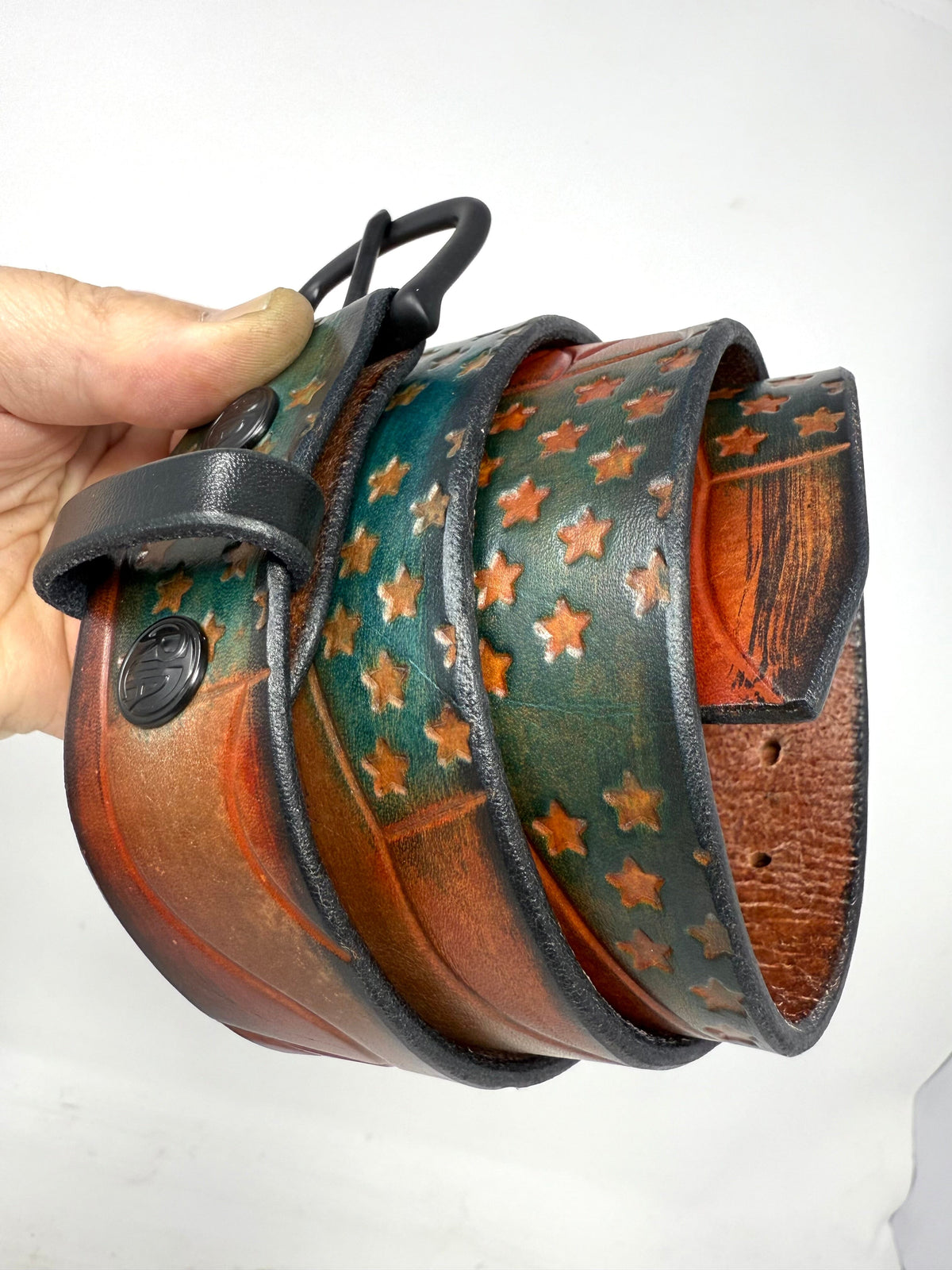 RTANVIL ‘Old Glory’ Handmade Leather Belt