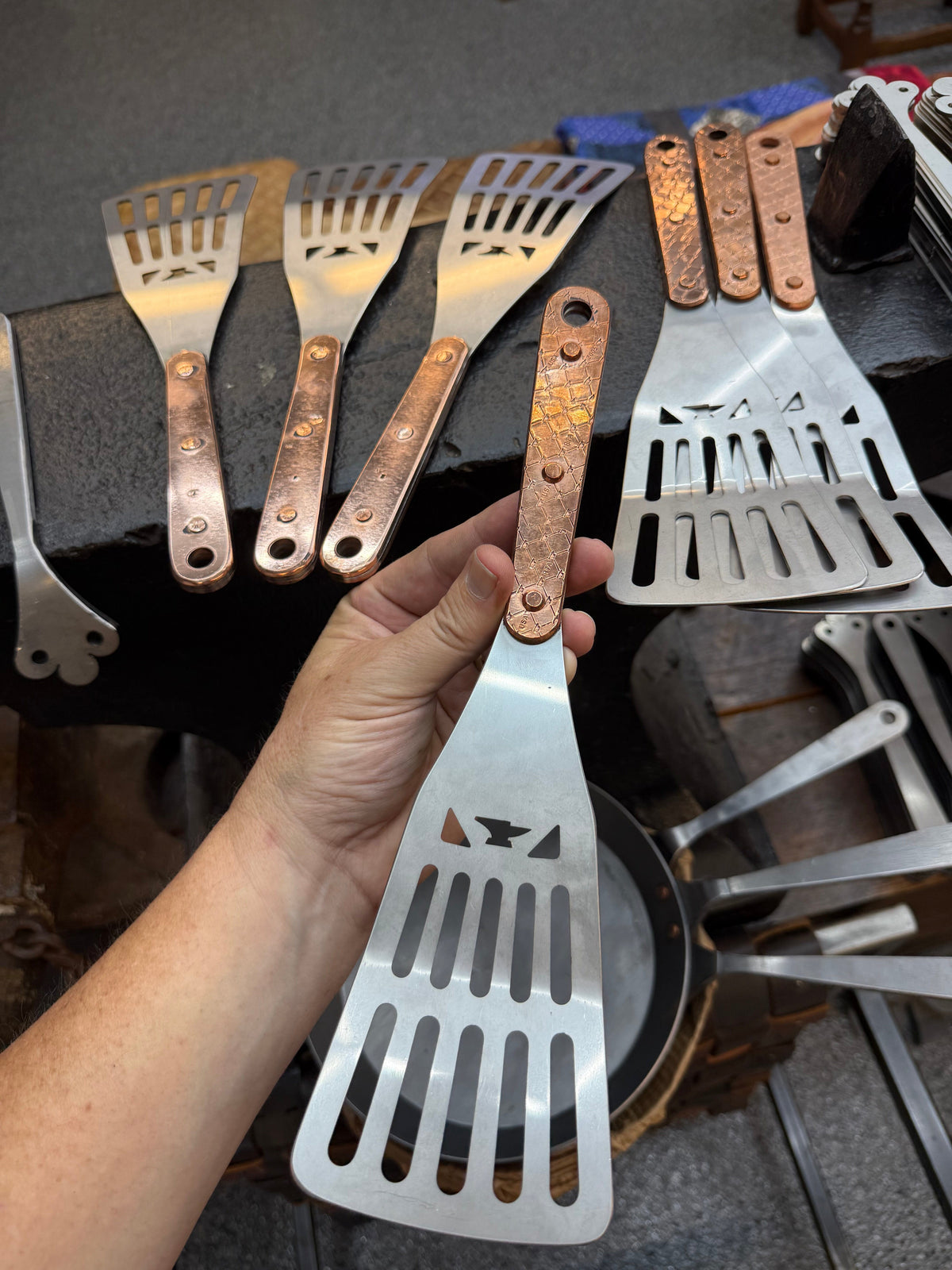 RTANVIL Stainless & Copper Spatula