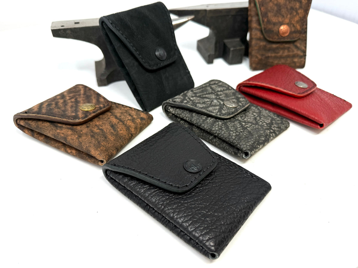 Handmade exotic 3 hotsell pocket minimalist wallet