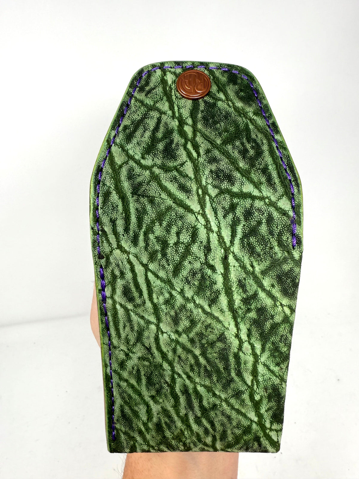 Sarasota Wallet - Antiqued Green Elephant