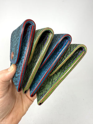 Sarasota Wallet - Antiqued Green Elephant