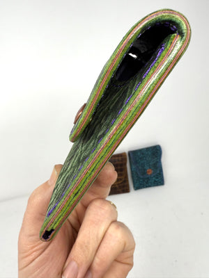 Sarasota Wallet - Antiqued Green Elephant
