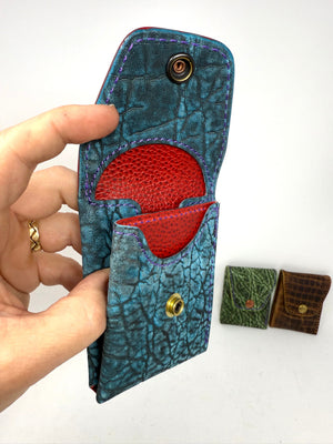 Sarasota Wallet - Antiqued Turquoise Elephant