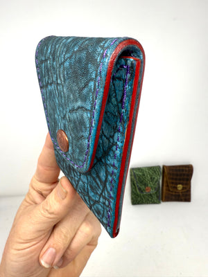 Sarasota Wallet - Antiqued Turquoise Elephant