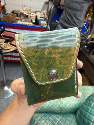 Sarasota Wallet - Marbled Teal Shell Cordovan