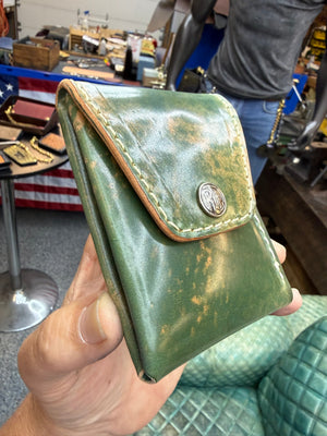 Sarasota Wallet - Marbled Teal Shell Cordovan