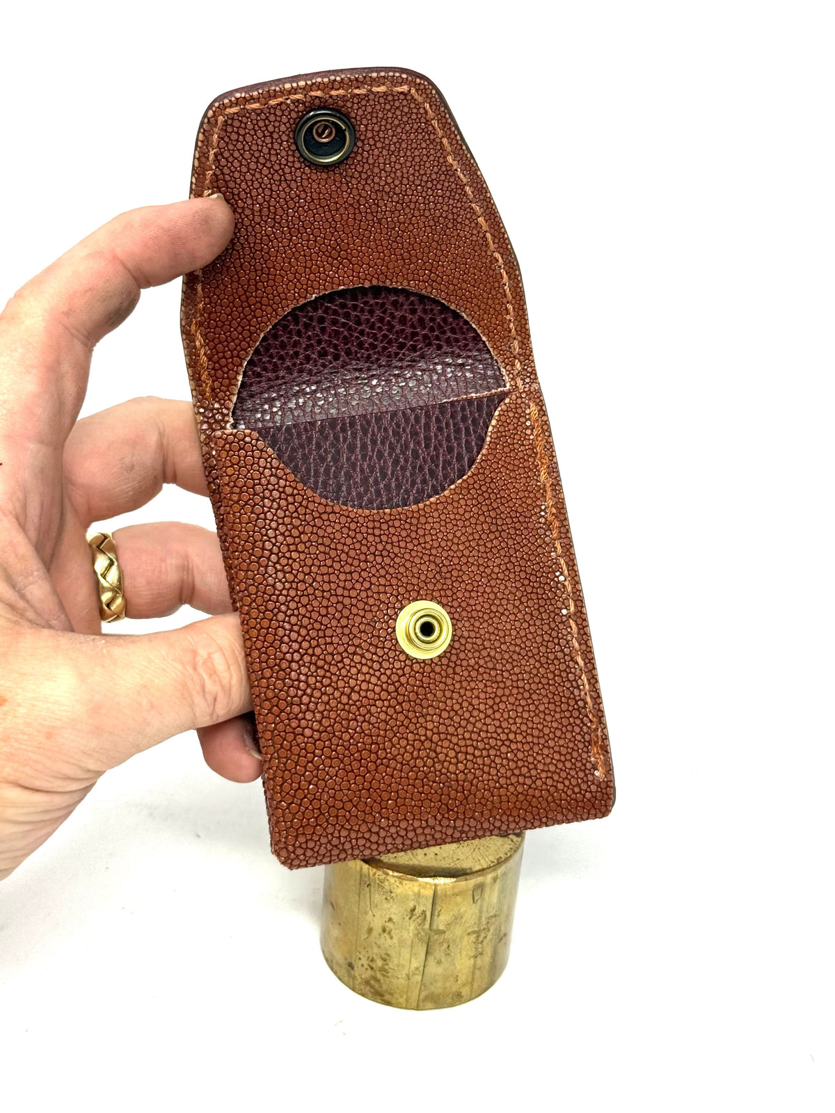 Sarasota Wallet - Milk Chocolate Stingray - Anvil Customs