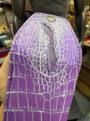 Sarasota Wallet - Purple Crocodile: CLOACA Edition