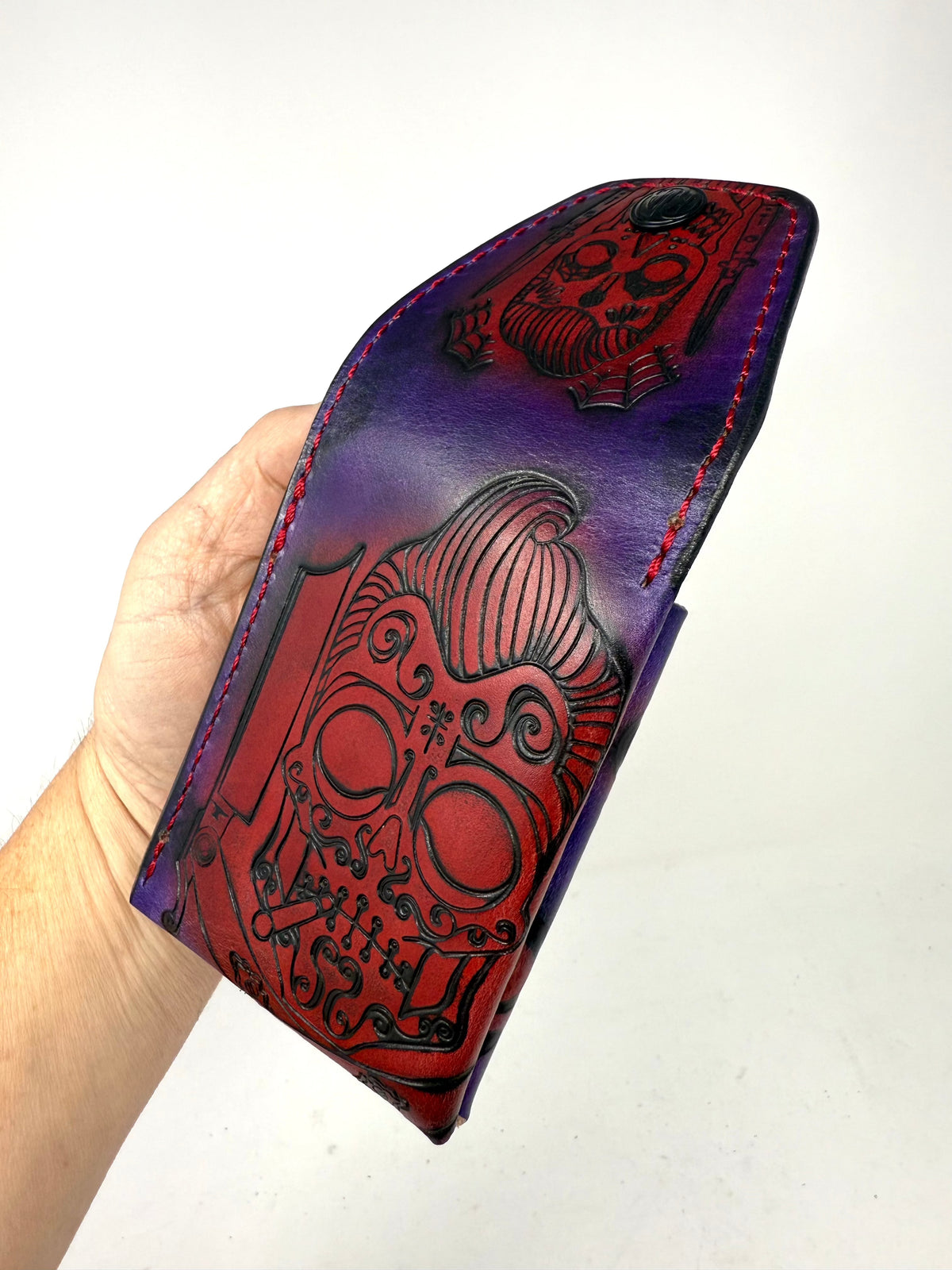 Sarasota Wallet - Purp/Red Rockabilly