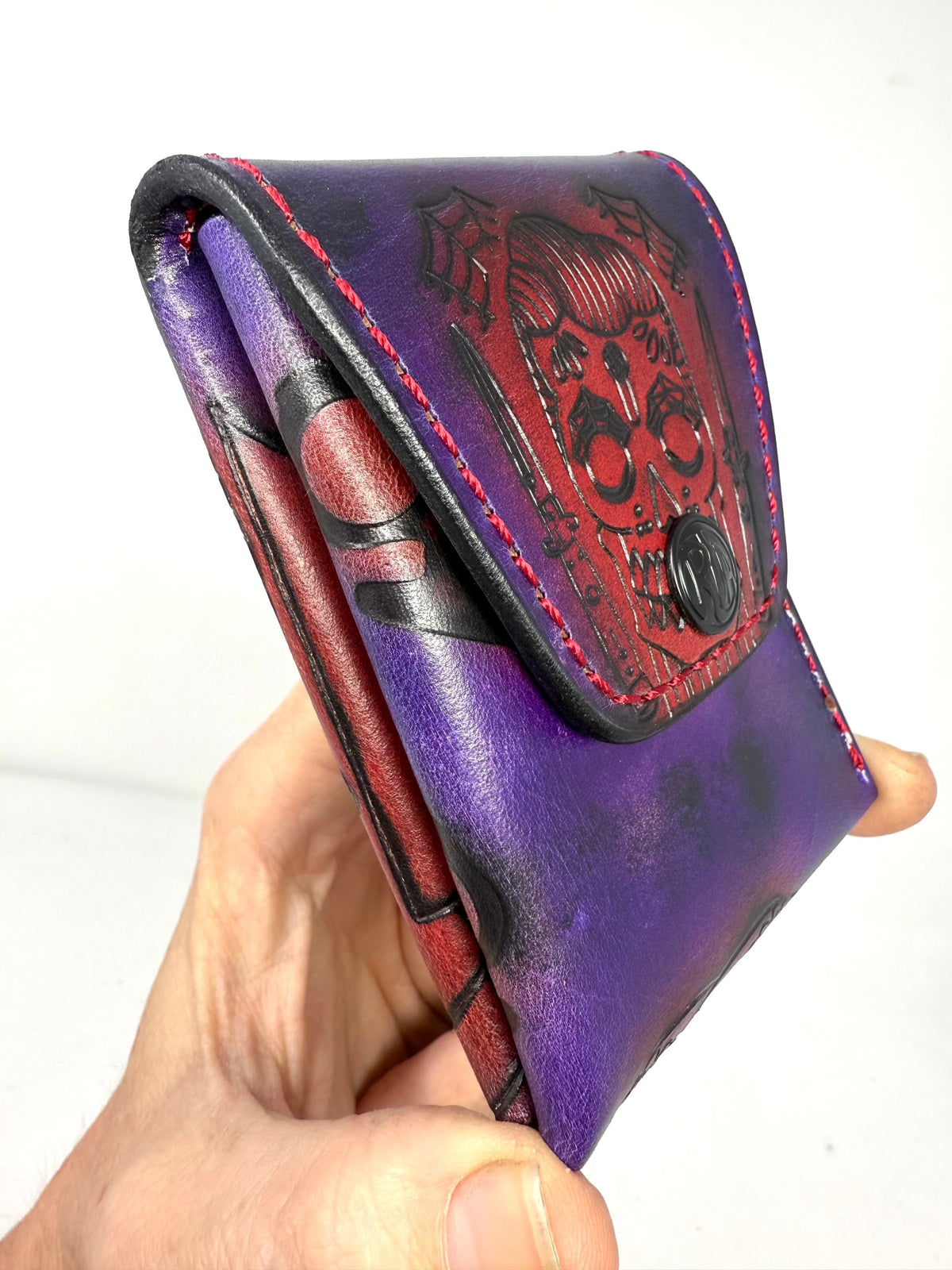 Sarasota Wallet - Purp/Red Rockabilly