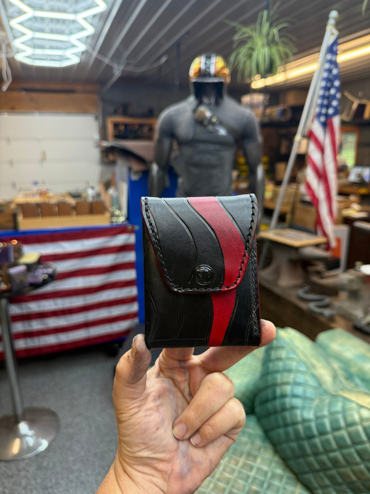 Sarasota Wallet - Thin Red Line