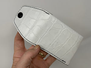 Sarasota Wallet - White American Alligator