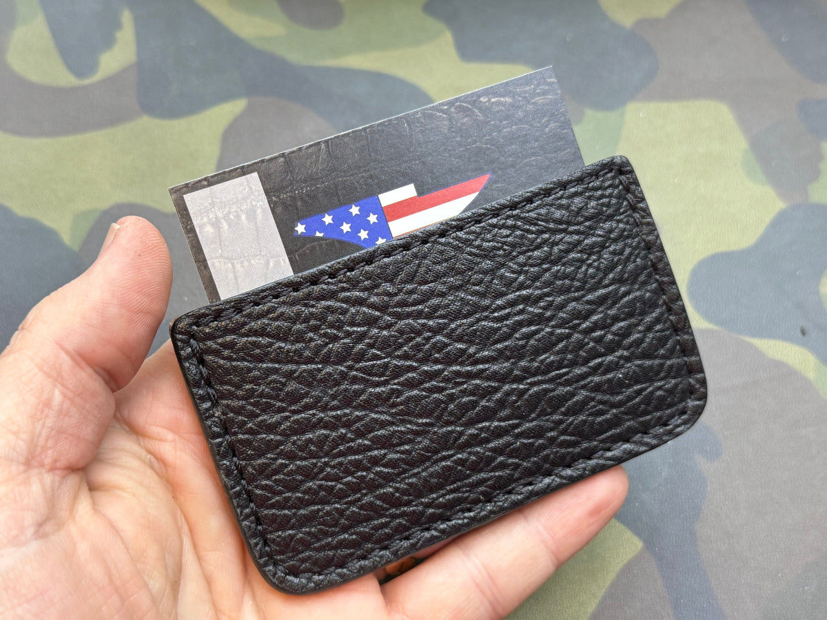 Single Pocket Card Wallet - Black Shark